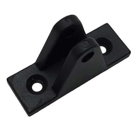 Nylon Dekkshengsle Feste Bimini Topp Marine Båtbeslag Kit Svart