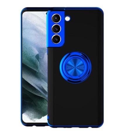 TG Samsung Galaxy S21 - Kotelo Renkaalla Sininen