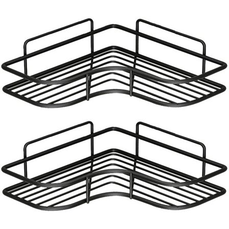Hörnhylla till badrummet 2-pack