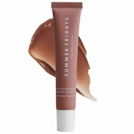 2025 Summer Fridays Lip Balm Fuktgivende Speil Lipgloss Leppe Vanilje Rosa Sukker Kaffekake Duft Leppestift