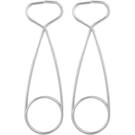 15x10,5x4,5cm 2st Munspreder Rostfritt Stål Fiskmun Käkspridare Vattenflaska Hängare Krokställ för Saltvattenfiske Spis Vattenflaska Cam