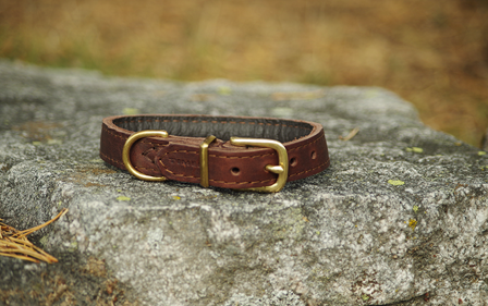 Halsbånd Texas Mørkebrun - 80cm
