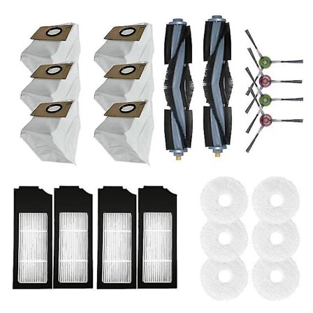 Pääharja Sivuharja Hepa-suodatin Moppiliinat Ecovacs Deebot X1:lle