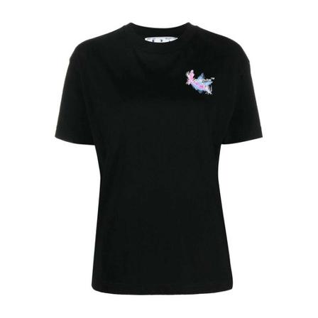 Off White, T-Shirts Czarny, Kobieta, Rozmiar: S