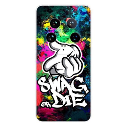 Siliconfodral - Kompatibel med Xiaomi 14 Ultra - design swag or die