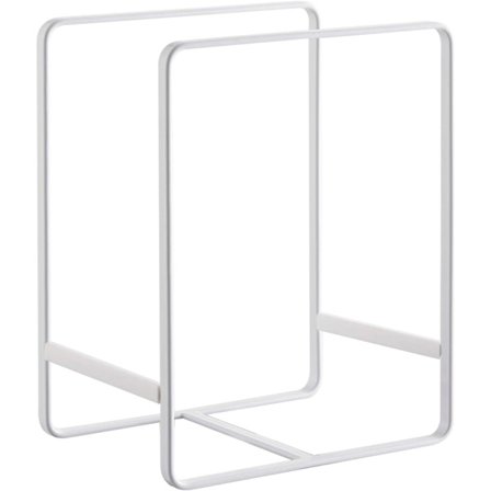 Tallerkenholder Hvid Stål Silikone 11,5 x 16 x 20 cm