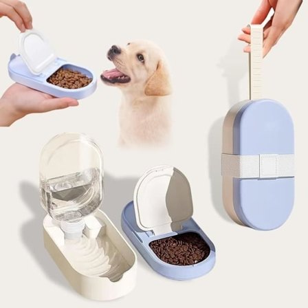 Hundevannflaske - Ikke spesifisert - 250 ml - 90 g mat - Bærbar - Praktisk