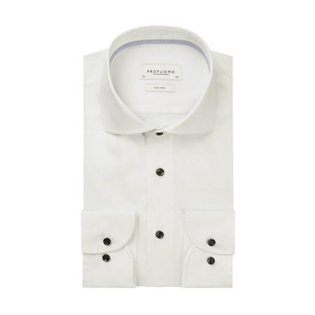 Profuomo Shirt , Wit , Heren , Maat: XL