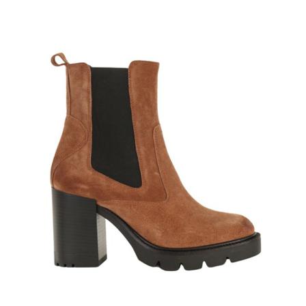 Janet & Janet Heeled Støvler Brun, Dame, Størrelse: 37 EU