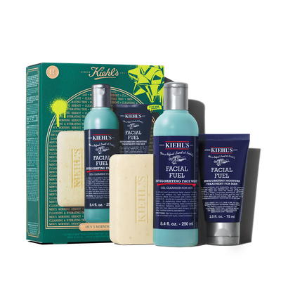 Kiehl's Men's Morning Reboot Gaveæske, Skønhed, Hudpleje, Ansigtspleje, Hudpleje til mænd