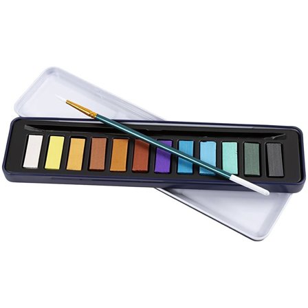 Creativ Company Akvarell 12-sett Metallic