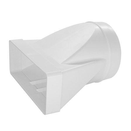Europlast Adapter rund-til-flat 220x90mm / Ø150mm
