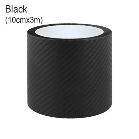 Bildør beskyttende klistremerke Nanotape SVART 10CM X 3M