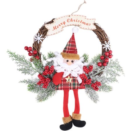 *Julekrans Dørkrans Dekoration Vedhæng Udendørs Indendørs De*