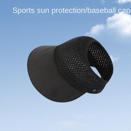 Keps med skärm Svart