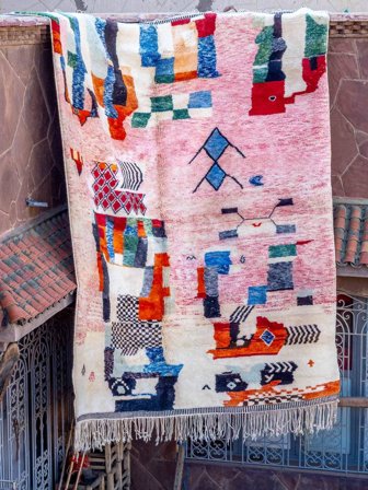 Large Berber Moroccan - Mid Atlas 269X308 Wool, Rug Modern Style