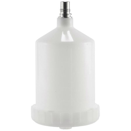 600 ml Plast Hvlp Färgkopp Behållare kompatibel med Sata Sprayer Koppkontakt Jet Färgspruta