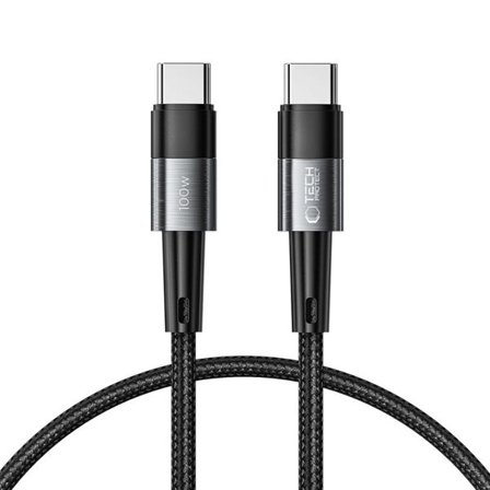 Tech-Protect UltraBoost USB-C / USB-C PD-kabel 100W 5A 0,25 m - grå