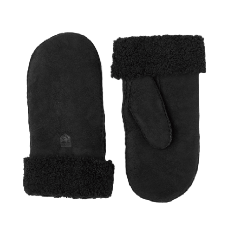 Hestra Sheepskin Mitt Vantar & handskar Dam Svart 6