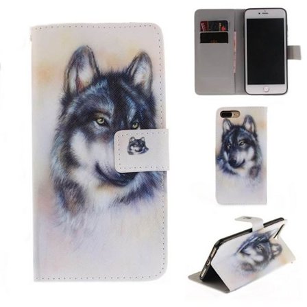 Plånboksfodral Apple iPhone 8 Plus – Varg