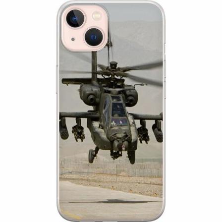 Apple Iphone 14 Genomskinligt Skal Ah-64 Apache Attack Helicop
