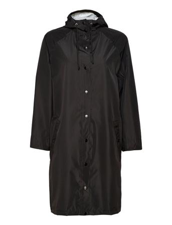 Solid Magpie Raincoat Outerwear Rainwear Rain Coats Musta Becksöndergaard
