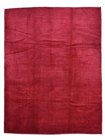 Noué À La Main Gabbeh Tapis 220X283 De Laine Rouge Foncé