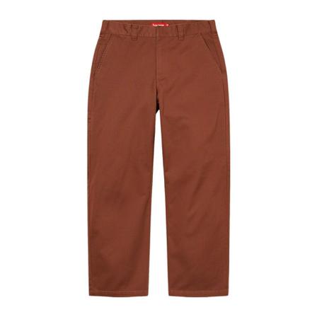 Supreme, Cropped Trousers Brązowy, Mężczyzna, Rozmiar: W36
