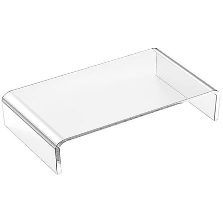 Gjennomsiktig skjermstativ i akryl - Stativ for skjerm og bærbar PC