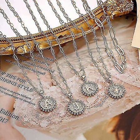 Kerrostetut Choker-kaulakorut Naisille 14k Kultapinnoitettu Ketju