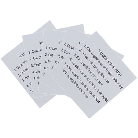 20 stk. pooltelt reparationsplaster selvklæbende reparationstape gennemsigtig pa