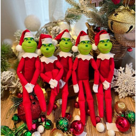 32cm Christmas Elf Doll Grinch Ornament Julhänge