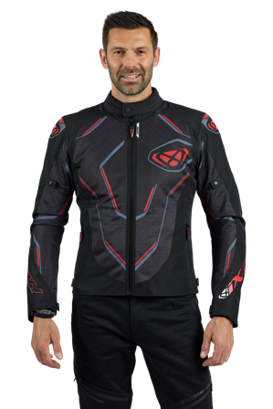Ixon Demoniak MC Jacket Black/Red M