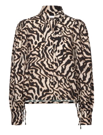 Dante6 | Dante6-Cheska Printed Pussy Bow Blouse | 36
