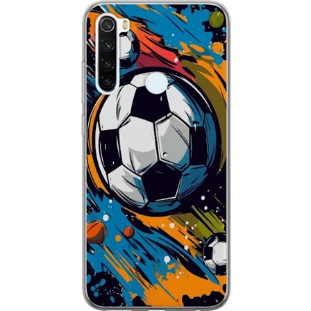 Mobilskal till Xiaomi Redmi Note 8 med Fotbollar