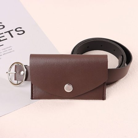 100 cm midjebelte justerbar midjepakke Metallspenne lommebok Tlf