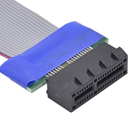 Tietokoneen Pci-e-jatkokaapeliadapteri Pcie X1 uros naaras -nousukahdeksoitin