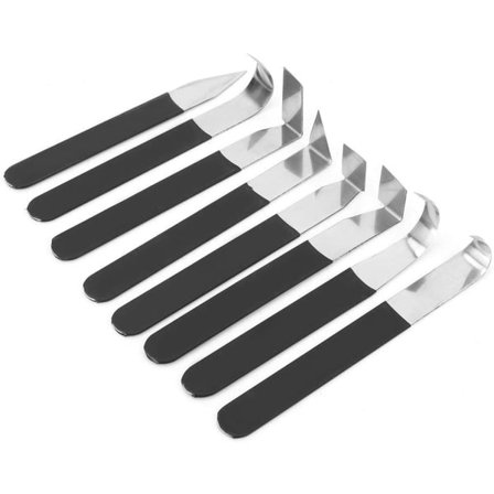 8 st Lerskulpteringsverktyg Keramik Metallhuvud Skulpturverktyg