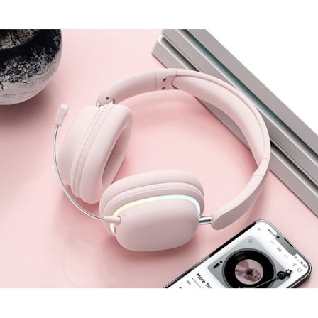 Trådlösa Bluetooth-hörlurar Over Ear Brusreducerande Gaming Headset med Mikrofon Vikbara Bekväma Öronkuddar för PC Telefon TV