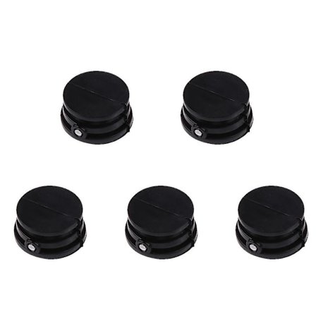 5 styk surf leash plug surfbræt longboard leash kopling plug 25mm hvid [BR] Black_jar