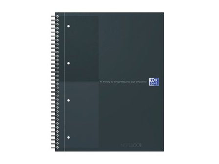 Oxford Kollegieblock Oxford A4+ linj svart - Lyreco - Kontorsmaterial - Block och anteckningsböcker - Kollegieblock