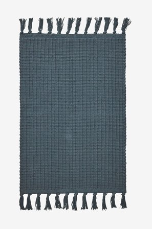 Boel & Jan - Matta Visingsö - Blå - Bomulls- & trasmattor - 60X90 - Från Homeroom