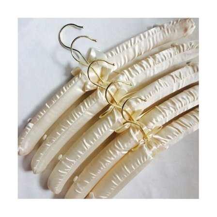 10 stk. Ikke-hængende Hvide Bøjler Trøje Bøjler Bøjler Polstrede Bøjler Til Kvinders Tøj Skumbelægning