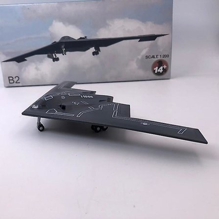 Diecast 1/200 skala B2 Usaf B-2a bombplan modell leksak för visning samling(A)