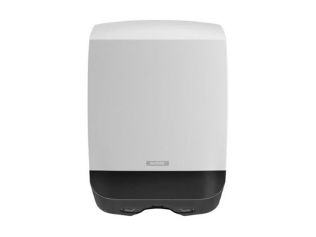 KATRIN Dispenser Handdukar M vit - Lyreco - Städ och hygien - Toalettpapper och torkpapper - Hållare - Torkrullar