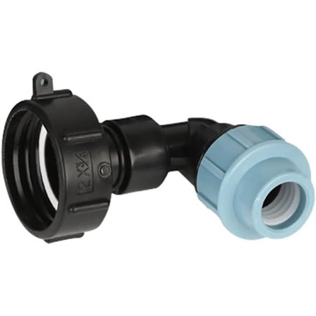 IBC Fat Vanntank Ventil Kobling IBC Tank Tilkobling IBC Tank Ventil IBC Tank Ventil 25mm 25mm Albue Utløpsadapter Fat Tilbehørsdeler Håndverktøy