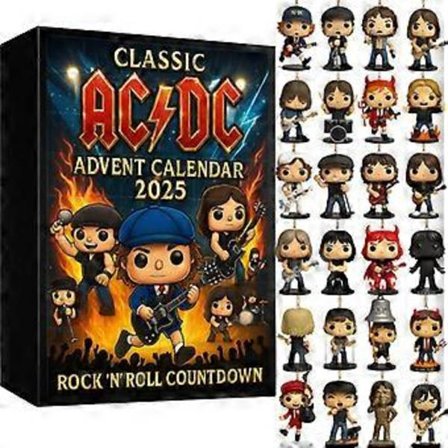 Amerikansk fodboldhold 50-års jubilæum Blind Box Akryl Juletræsdekoration Vedhæng