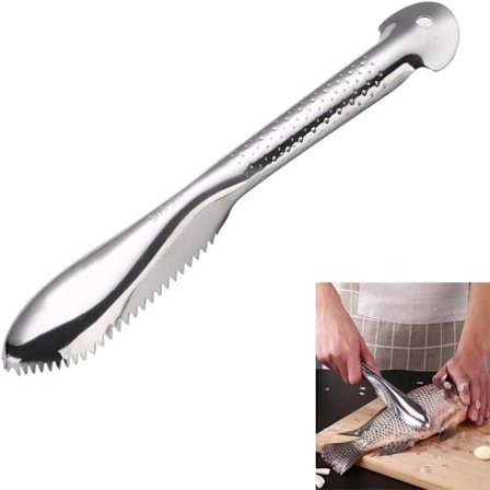 Fiskeskjellskrape, 304 Rustfritt Stål Fiskeskjellskrape, Fjern Fisk