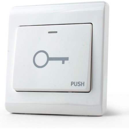 1 stk. Dørutgangsknapp Åpne lukk plast elektrisk dør lås tilgangskontroll