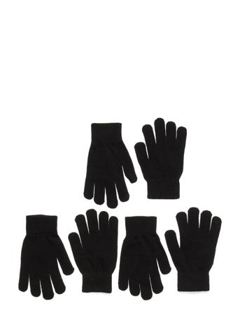 Nknmagic Gloves 3P Accessories Gloves & Mittens Mittens Musta Name It